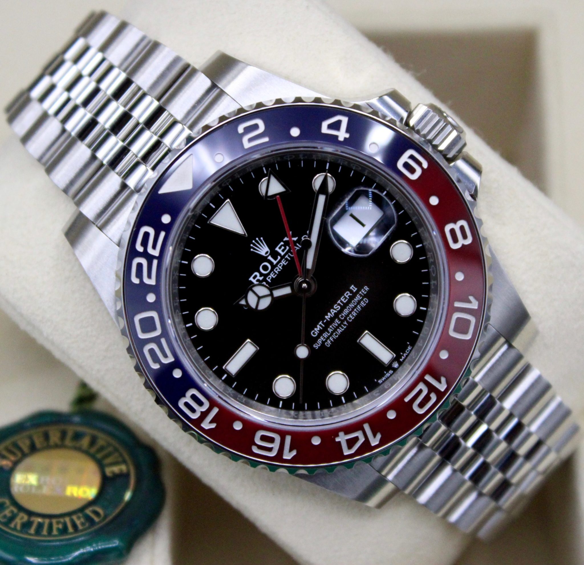 Rolex GMT Master II Ref 126710 BLRO Fullset 05/2020 DP Watches Online