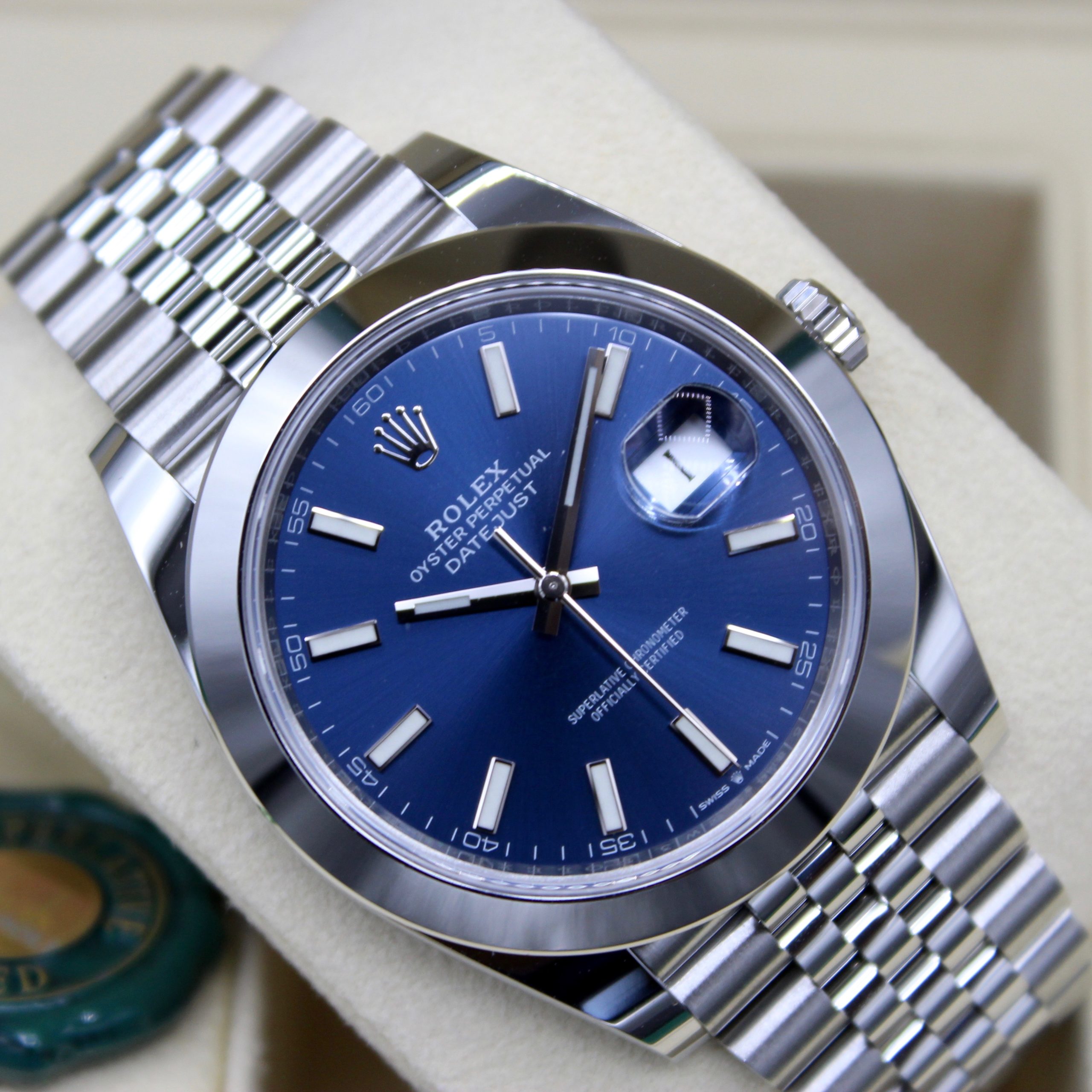 Rolex Datejust 2 Ref 126300 Blue Dial Fullset 05/2020 Neu DP