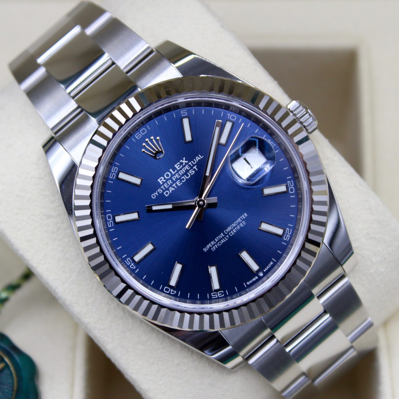 Rolex Datejust 2 Ref 126334 Blue Dial Fullset 01/2020 Neu DP Watches Online