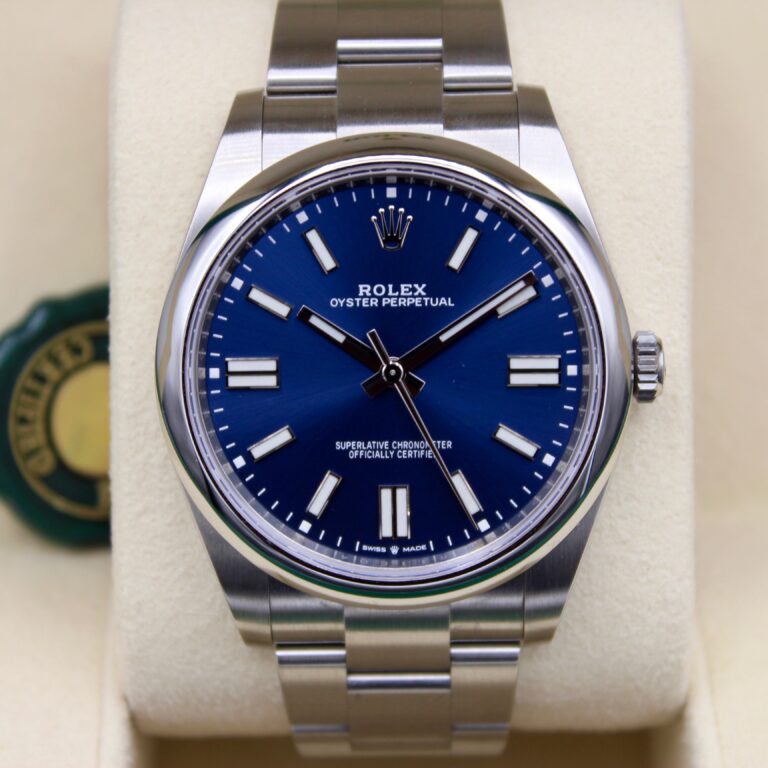 rolex perpetual 41 blue