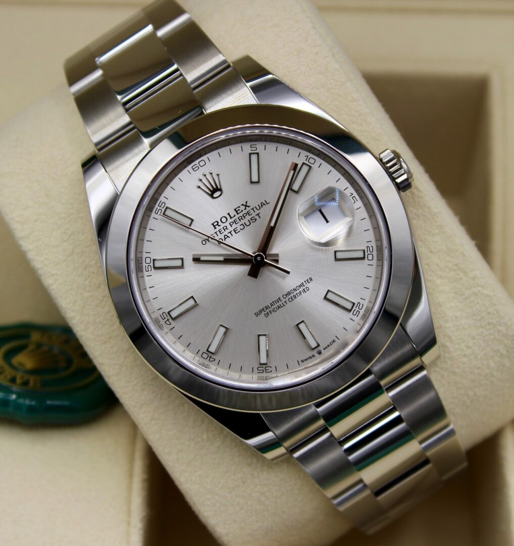 datejust 41 silver